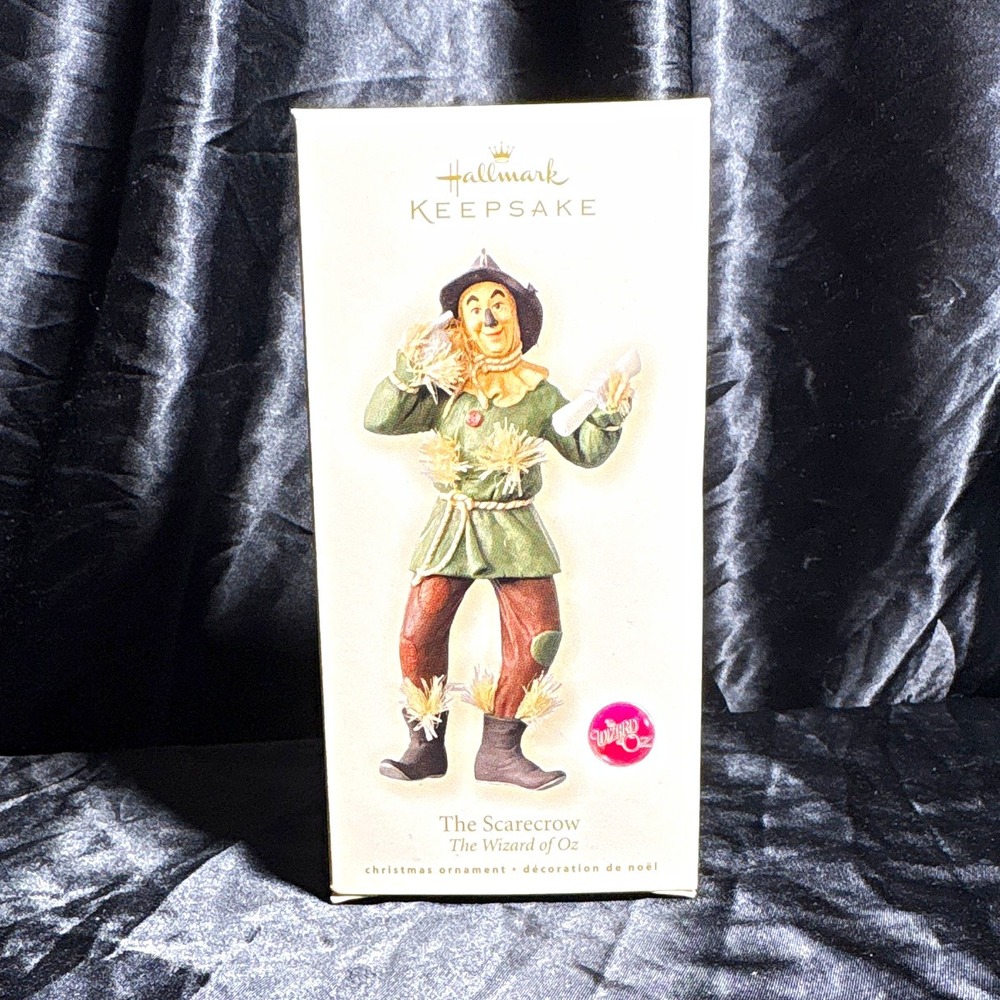 Hallmark Keepsake Scarecrow Ornament The Wizard of Oz Christmas 2008